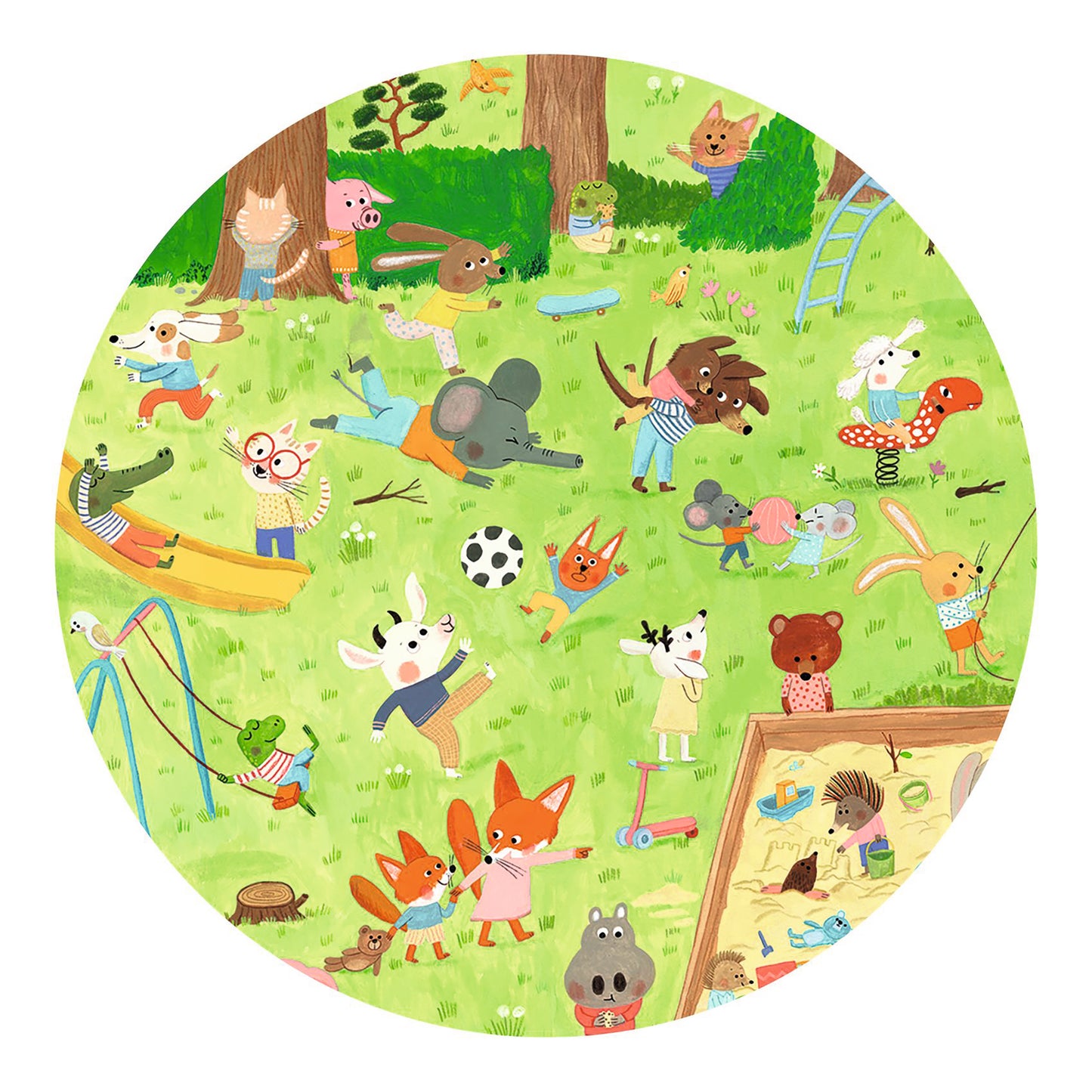 Puzzle Le square des petits amis - 35 pcs +3ans