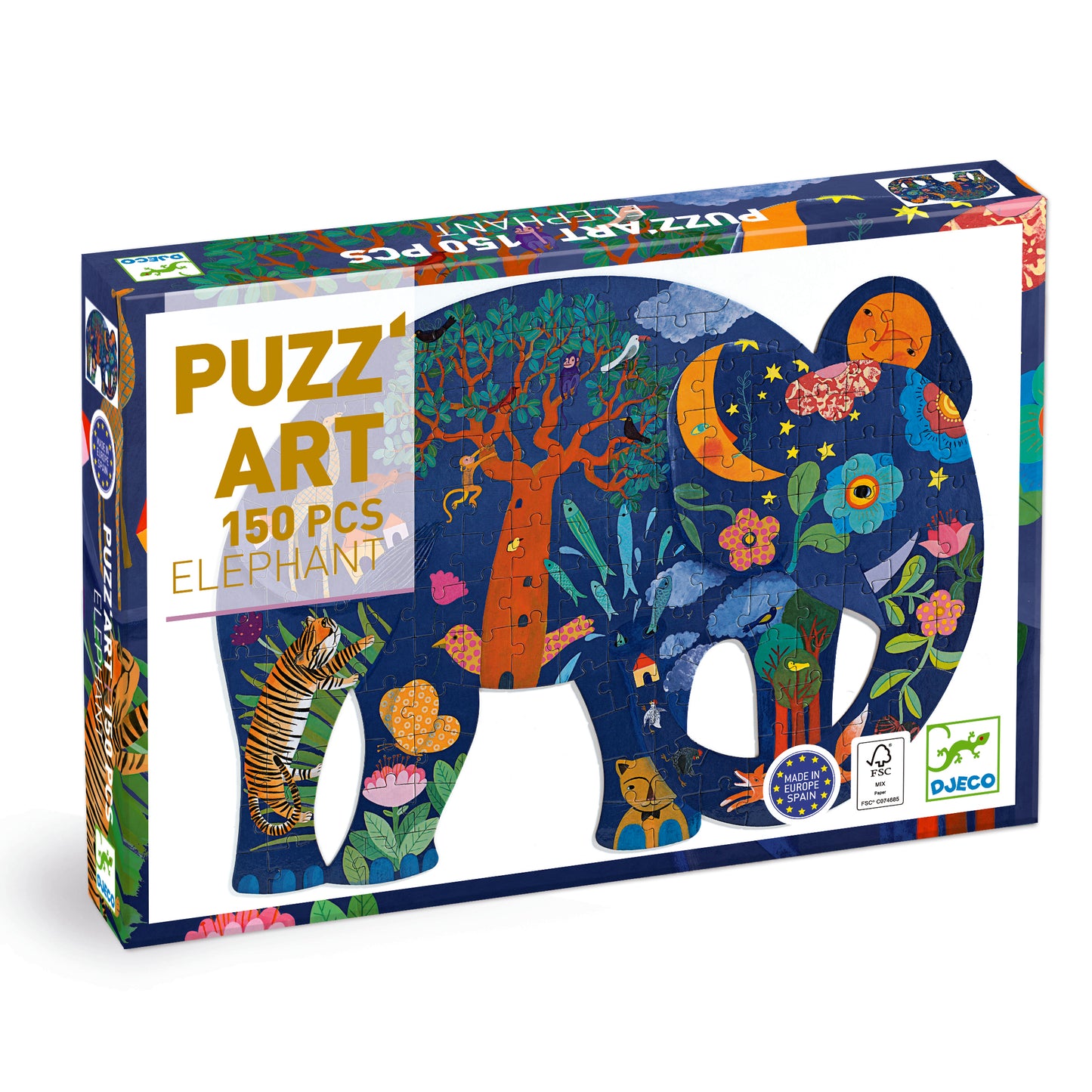 Puzzle Eléphant - 150 pcs +6ans