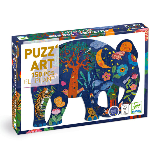 Puzzle Eléphant - 150 pcs +6ans