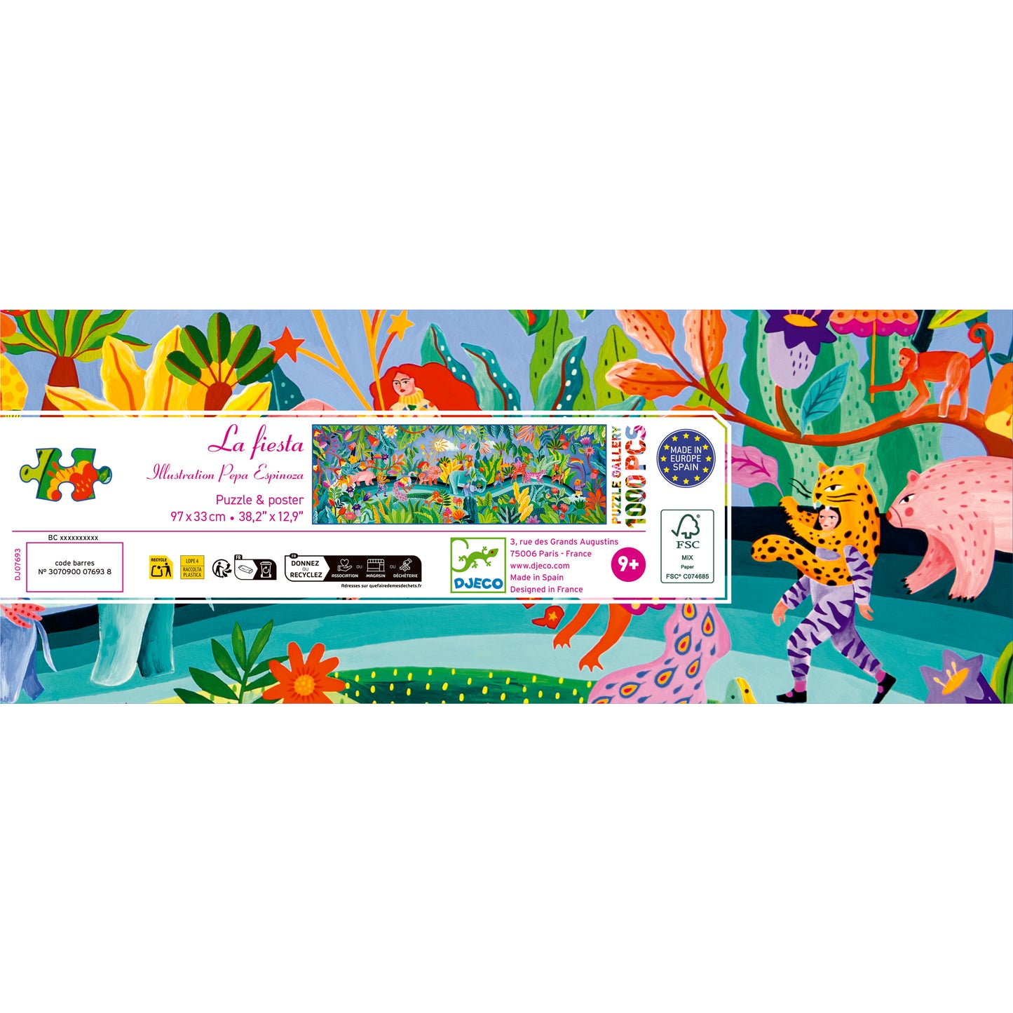 Puzzle La fiesta - 1000 pcs +9ans