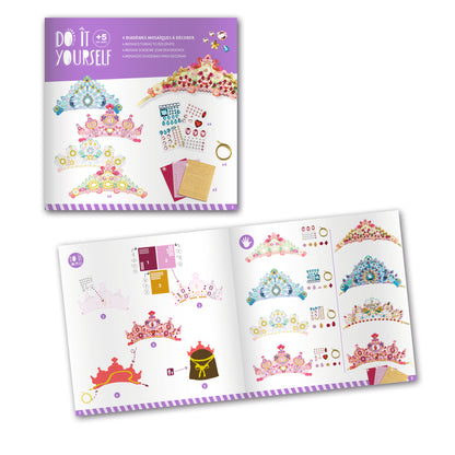 DIY 4 Diadèmes Mosaïques - Comme une princesse +5ans