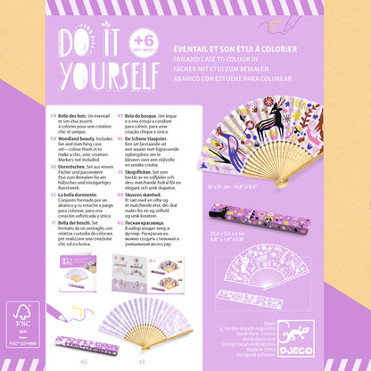 DIY Eventails - Belle des bois +6ans