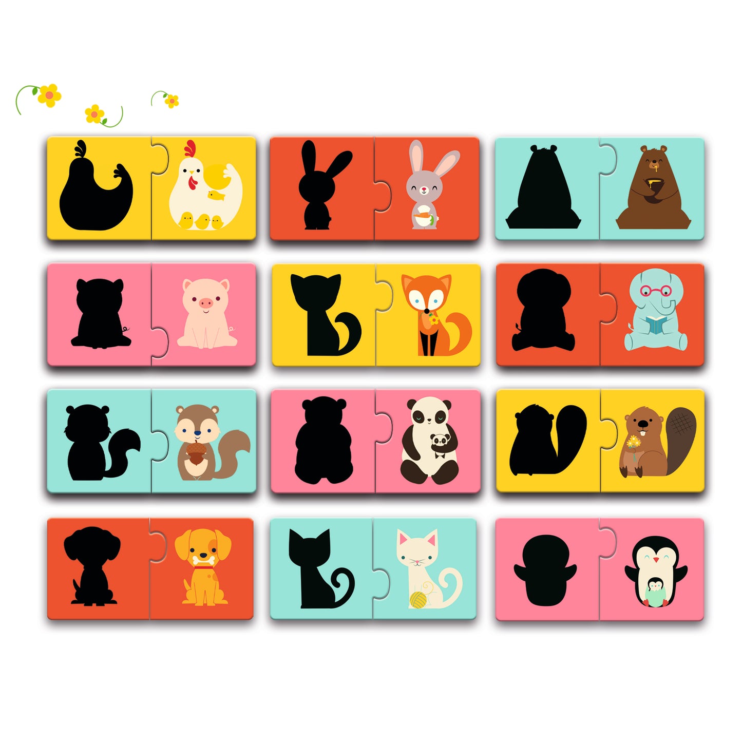 Puzzle duo Ombres +2ans