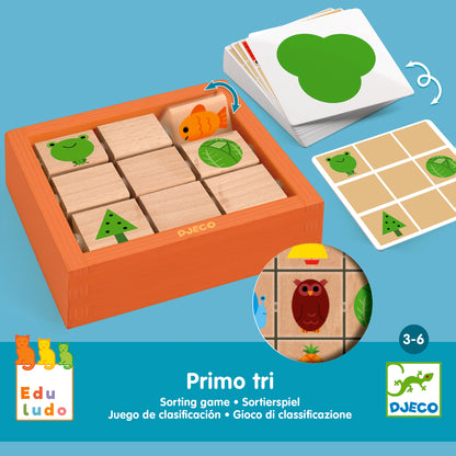 Jeu éducatif bois Primo Tri 3-6