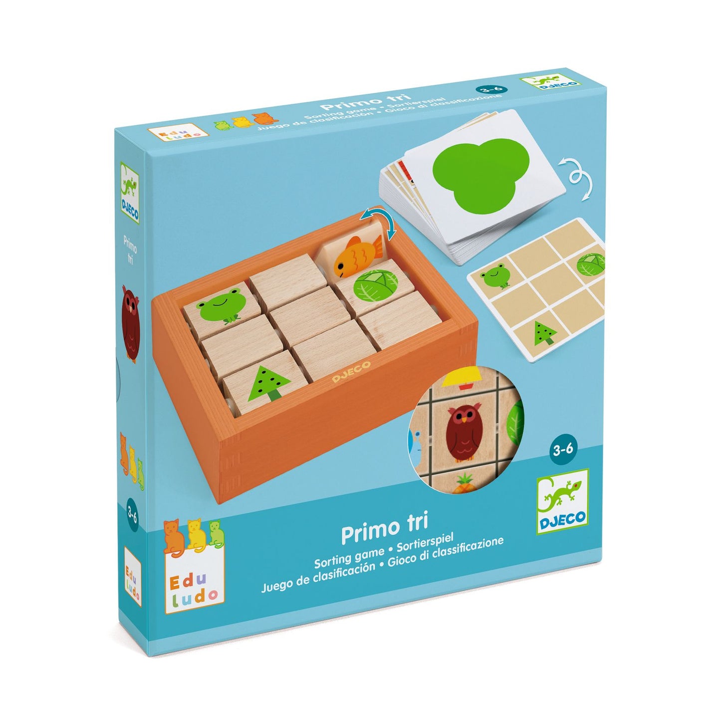 Jeu éducatif bois Primo Tri 3-6
