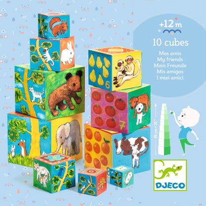 10 cubes Mes amis +12M