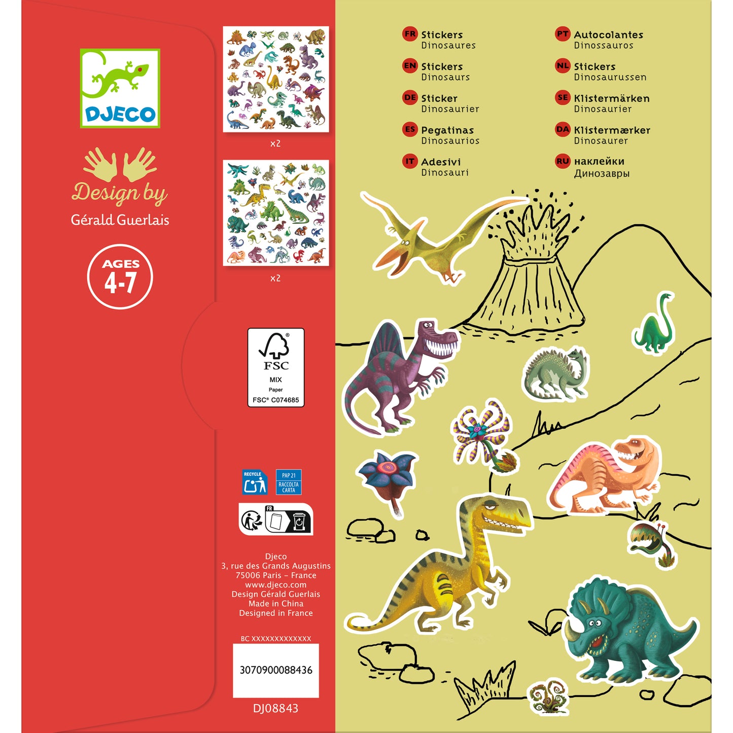 Dinosaures 4-7ans