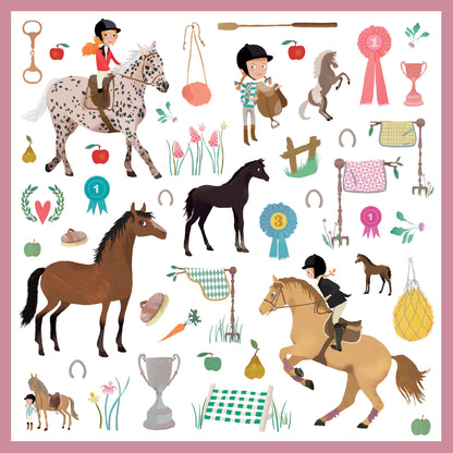 Gommettes Les chevaux 4-7ans