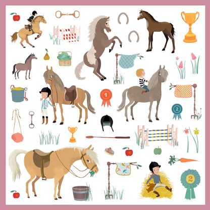 Gommettes Les chevaux 4-7ans
