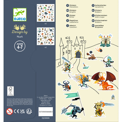 Stickers Chevaliers 4-7ans