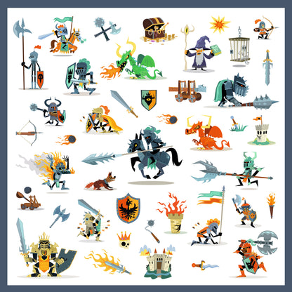 Stickers Chevaliers 4-7ans