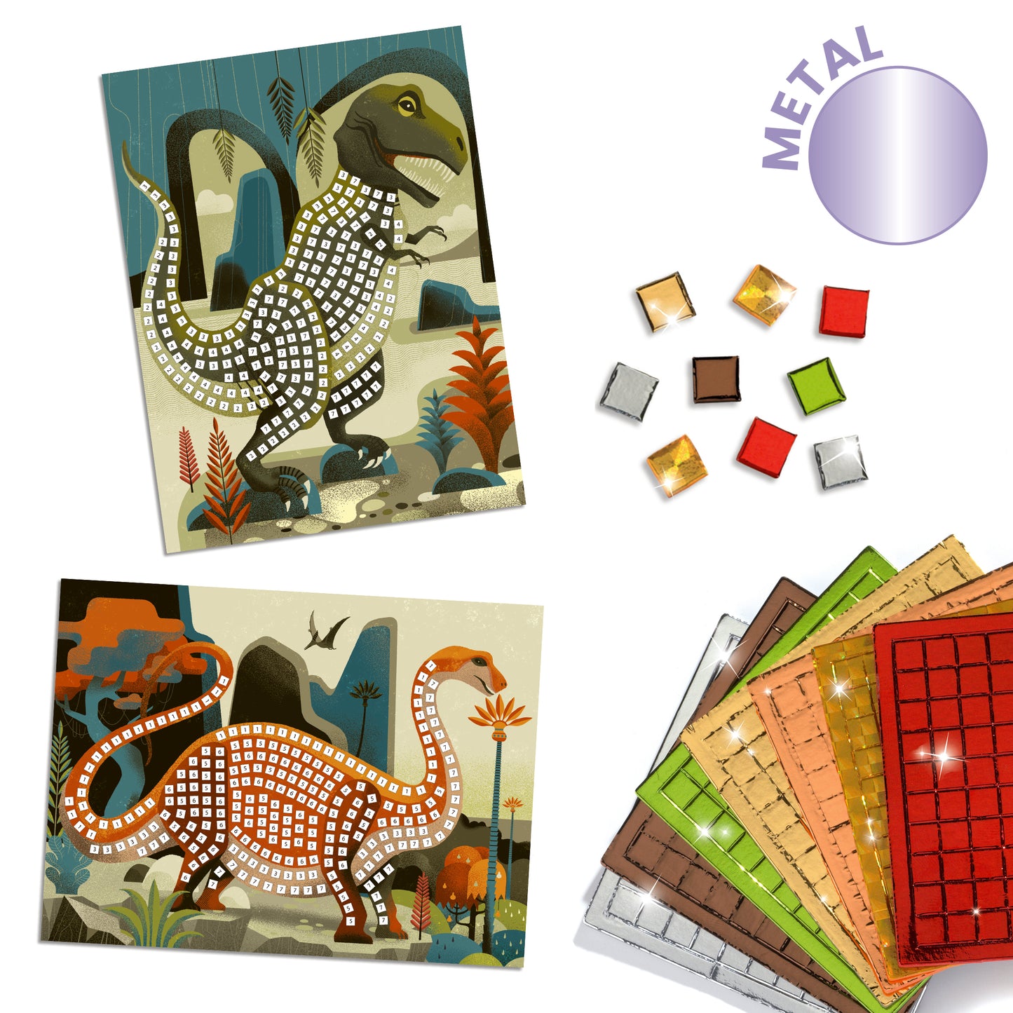 Mosaïques Dinosaures 5-8ans