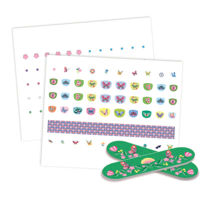 Stickers ongles - Papillons de printemps +3ans