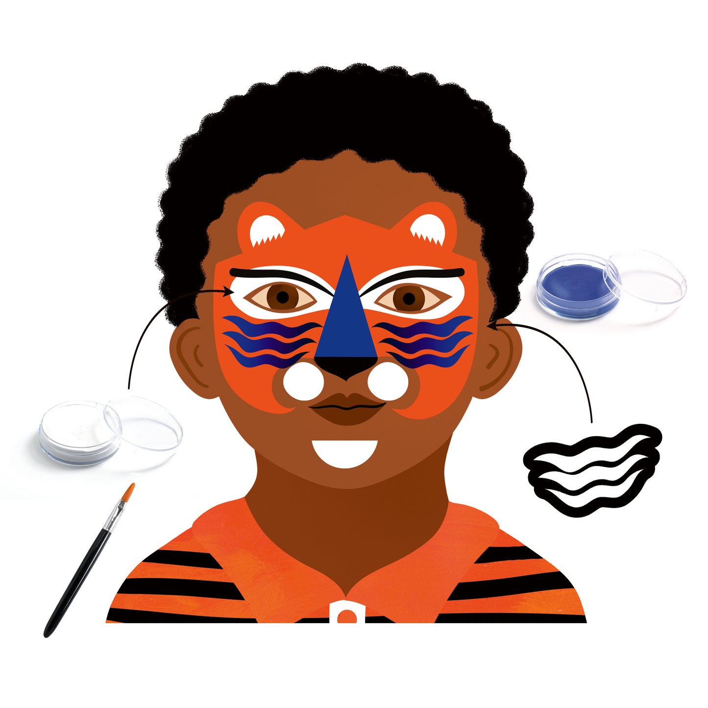Maquillage panthera 4-7 ans
