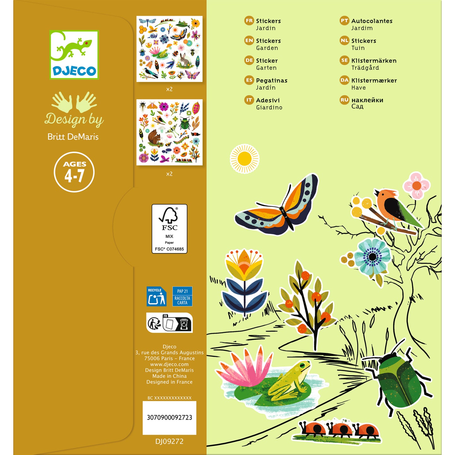 Stickers Jardin 4-7