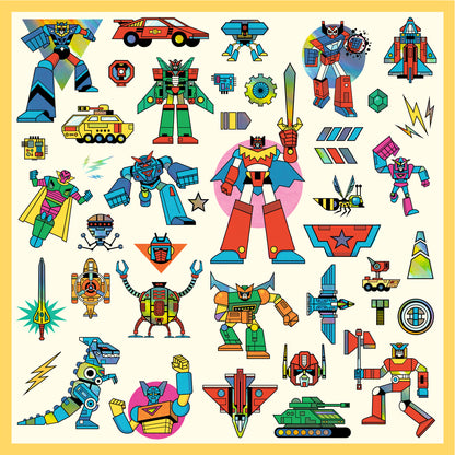 Stickers robots 4-7ans