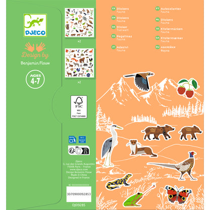 Stickers Animaux - Faune 4-7ans