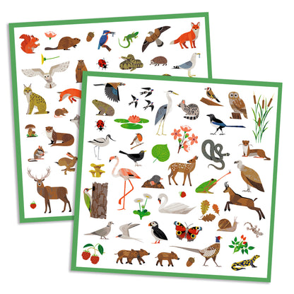 Stickers Animaux - Faune 4-7ans