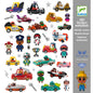 Stickers CRAZY MOTORS 4-7ans