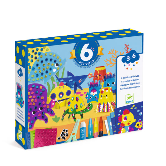 6 activités créatives - La mer et ses plaisirs 3-6ans