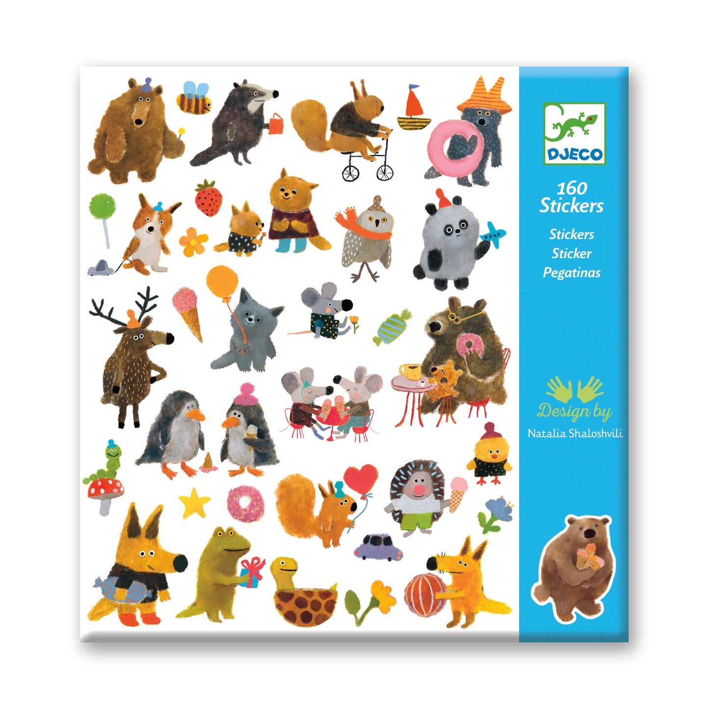 Stickers Fluffy Friends 4-7ans