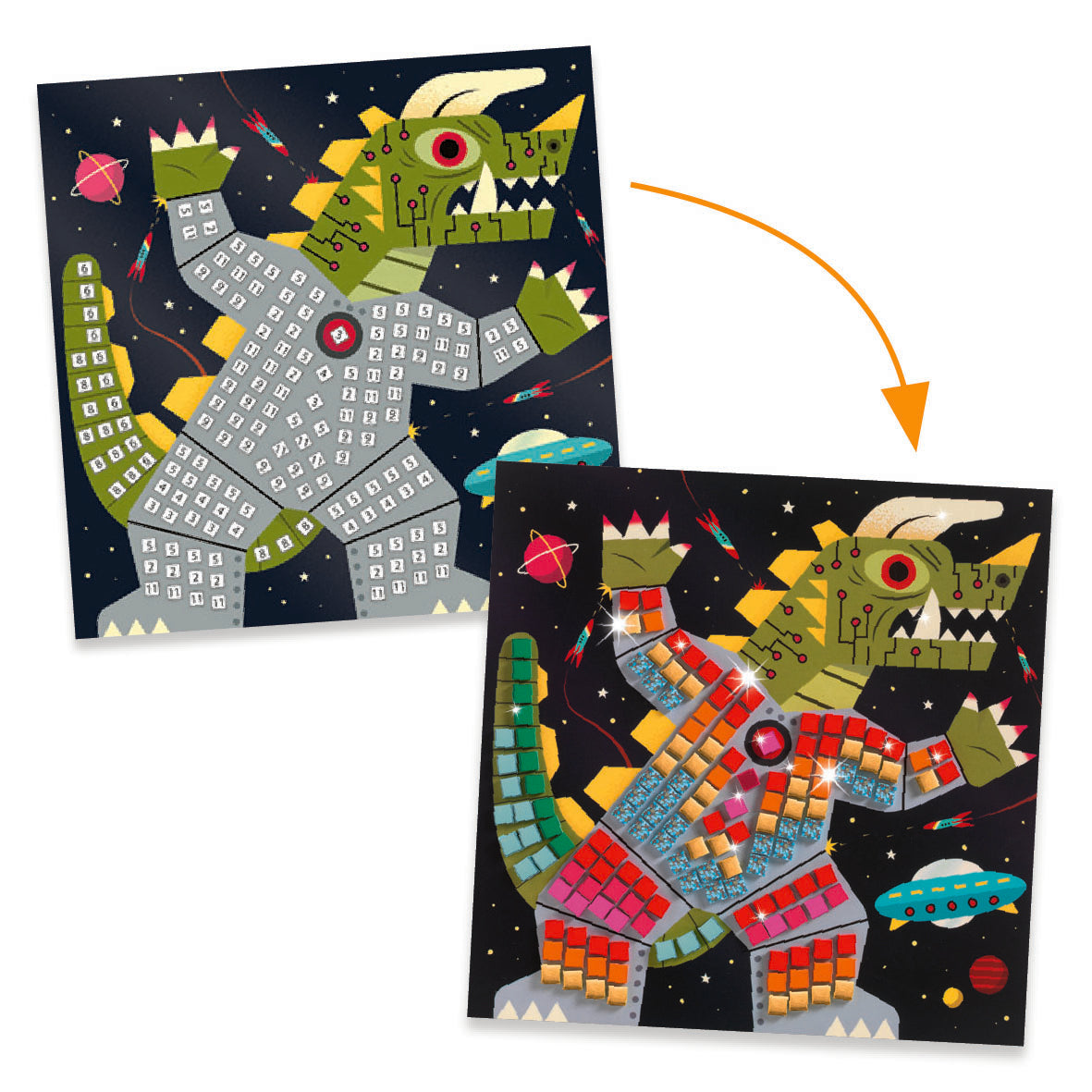 Mosaïques Space battle 5-8ans