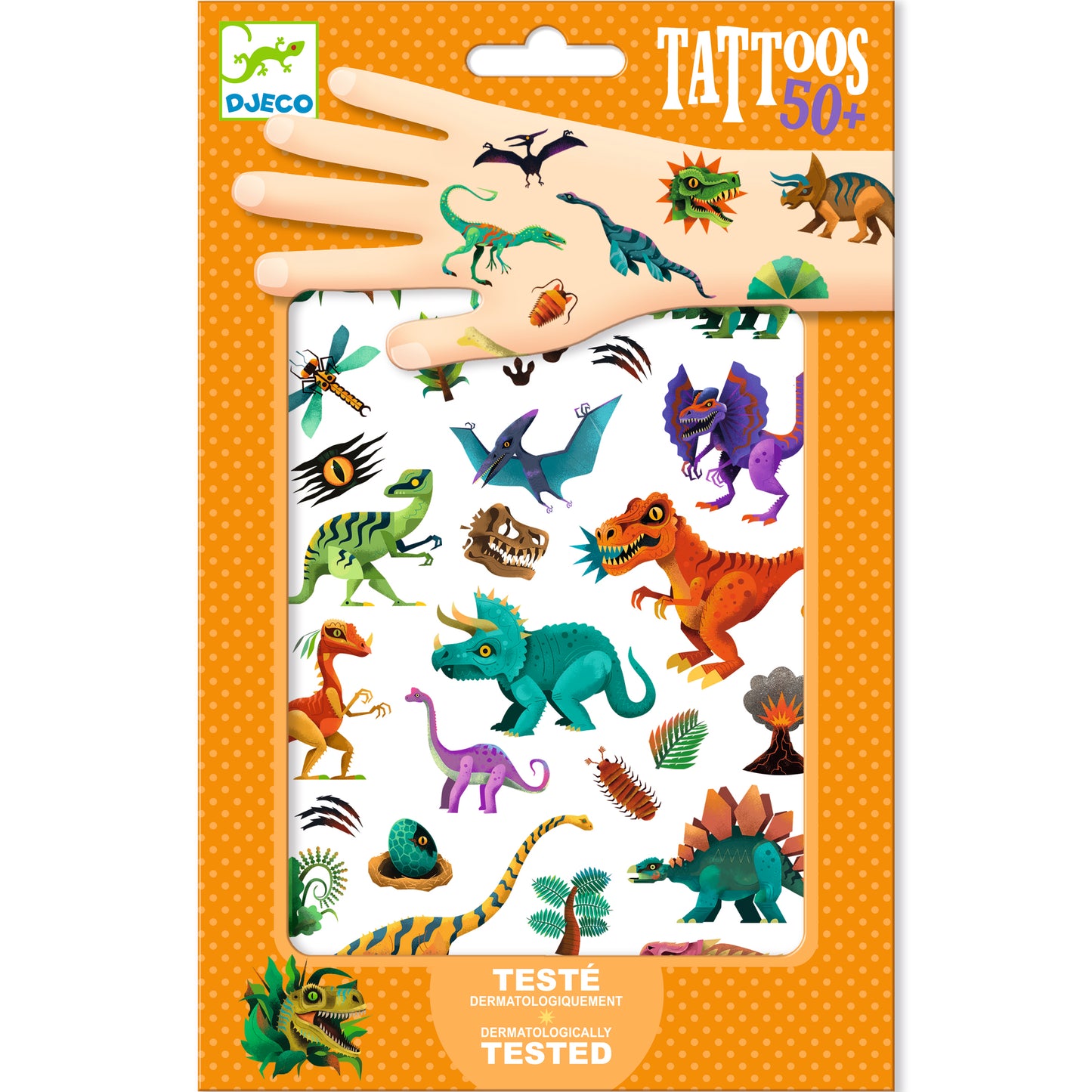 Tatouages Dino 4-7ans