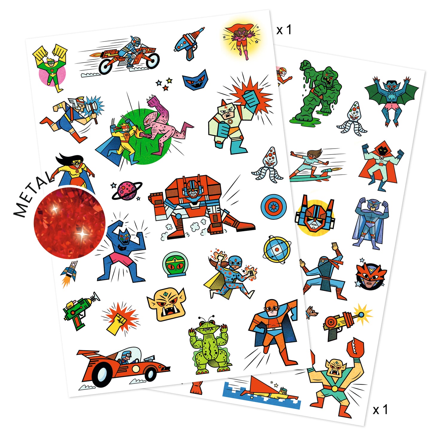 Tatouages Heroes +3ans