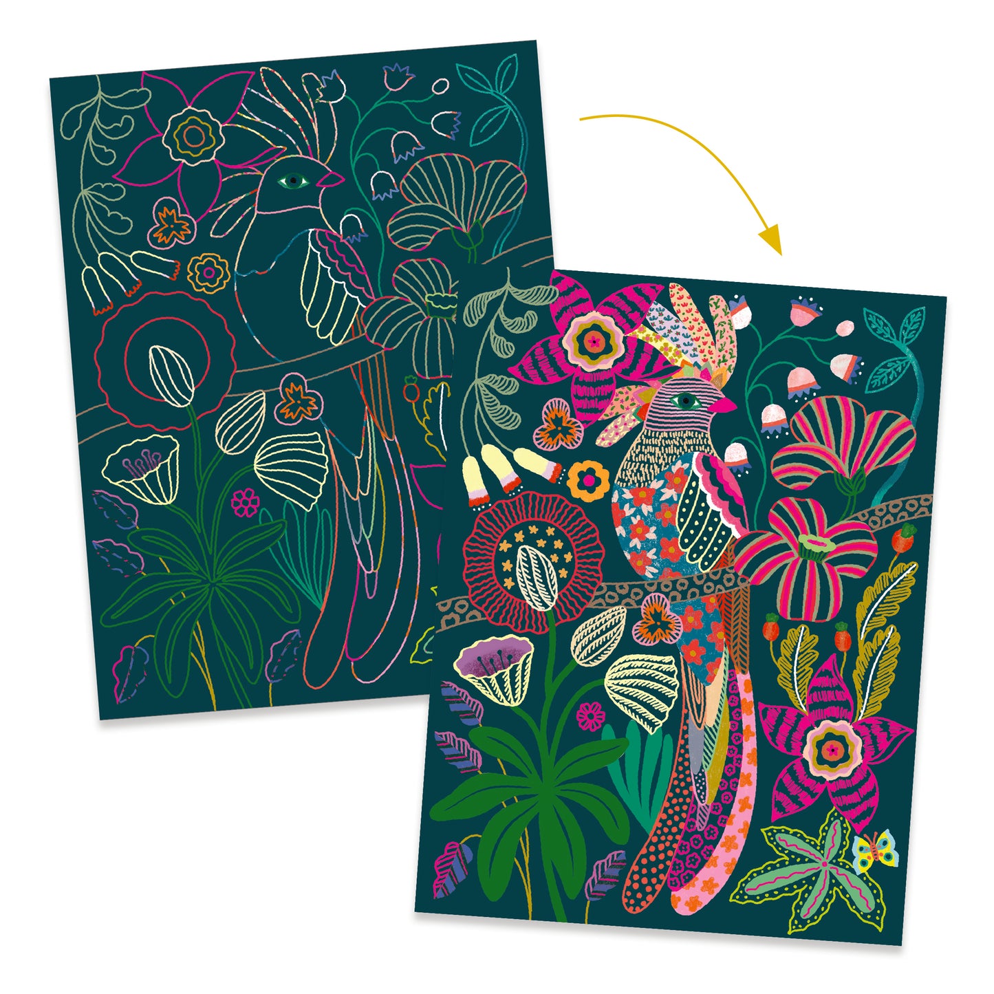 Cartes à gratter Rococo 7-12ans