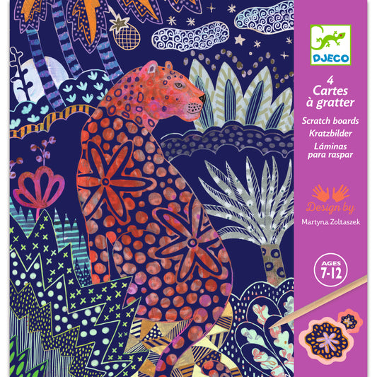 Cartes à gratter Nature luxuriante 7-12ans
