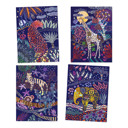 Cartes à gratter Nature luxuriante 7-12ans