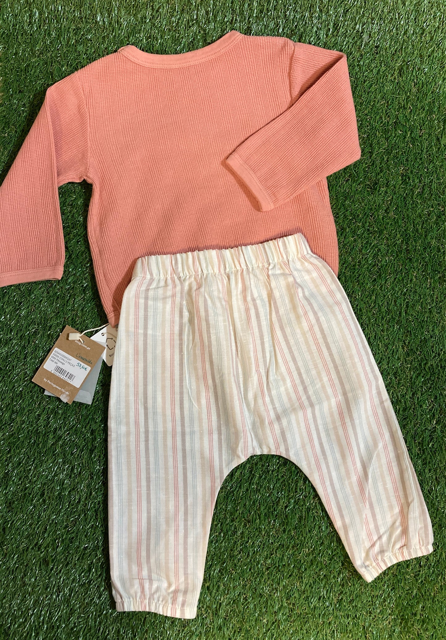 Ensemble 2 pièces mi-saison rose