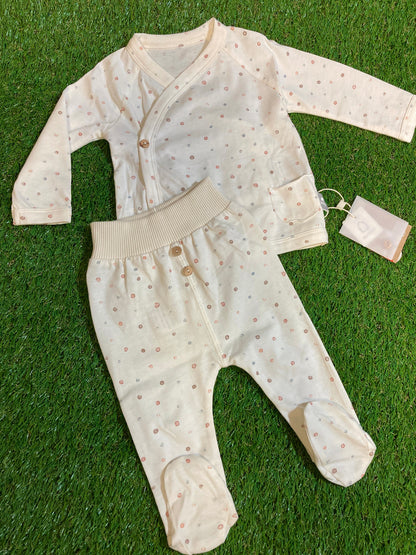 Pyjama d'été à pois Mixte
