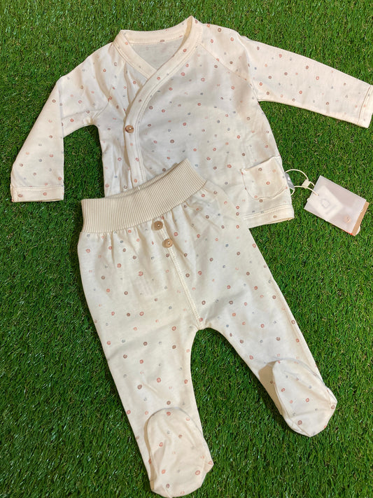 Pyjama d'été à pois Mixte