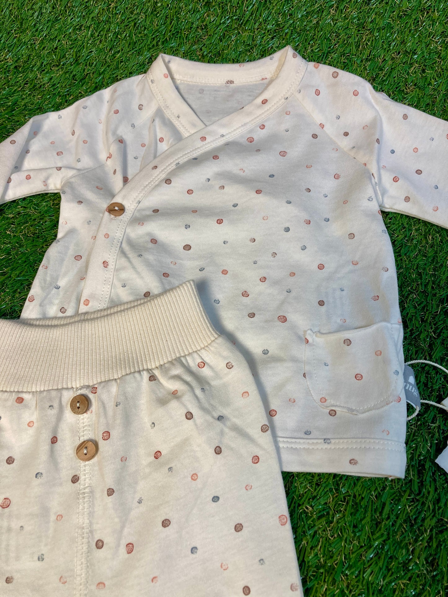 Pyjama d'été à pois Mixte
