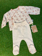 Ensemble 2 pièces avec blouse fleurie 1M